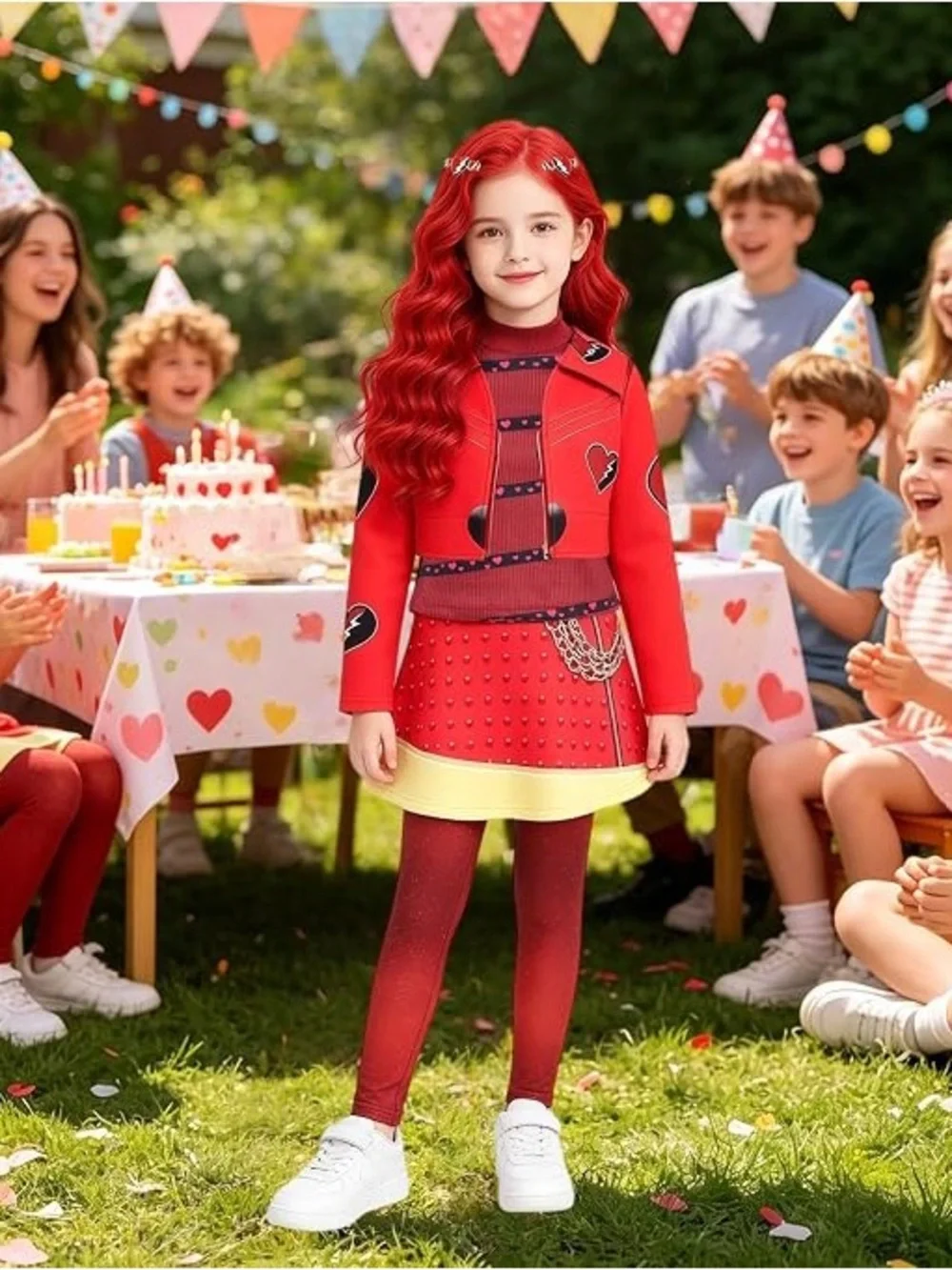 Princess Red Full Costume Set